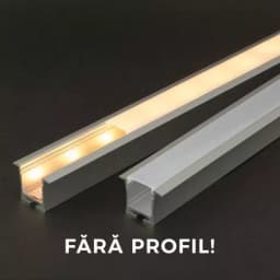 Ecran opal pentru profil LED 1m PHENOM 1