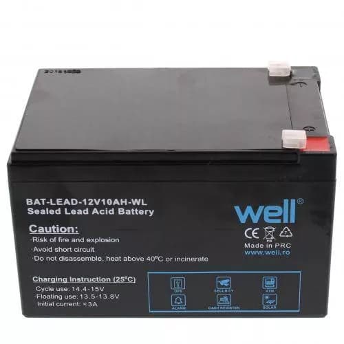 Acumulator plumb acid 12V 10AH Well BAT-LEAD-12V10AH-WL
