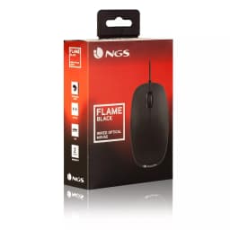 Mouse optic 1000dpi USB negru Flame NGS 3
