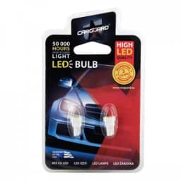 Bec LED Pozitie 12V 1W COB 18 chipuri T10 5W5 90lm 2buc set Carguard 2
