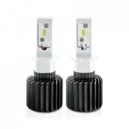 Becuri Far auto LED H3 set 2buc 12-24V 4000lm Lumina Alba CARGUARD 1