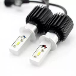 Becuri Far auto LED H3 set 2buc 12-24V 4000lm Lumina Alba CARGUARD 2