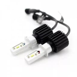 Becuri Far auto LED H3 set 2buc 12-24V 4000lm Lumina Alba CARGUARD 4