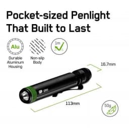 Lanterna tip stilou LED GP GPCP21BE-2FB1 20lm 20m 1x AAA aluminiu 1