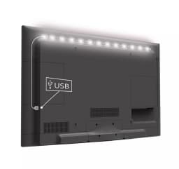Banda LED USB pentru televizor 90cm 88lm 6500K lumina rece Konig 2