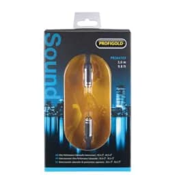 Cablu audio de inalta calitate RCA tata-tata 3m aurit PROFIGOLD 2