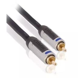 Cablu audio de inalta calitate RCA tata-tata 3m aurit PROFIGOLD 1