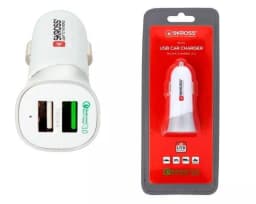 Incarcator auto 12-24V 2x USB Quick Charge 3.0 QC3.0 Skross 2