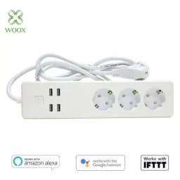 Prelungitor smart Woox R4028 3 prize +4x USB 1.8m 1