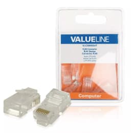 Mufe CAT6 UTP RJ45 SOLID PVC transparent 5buc VALUELINE 3