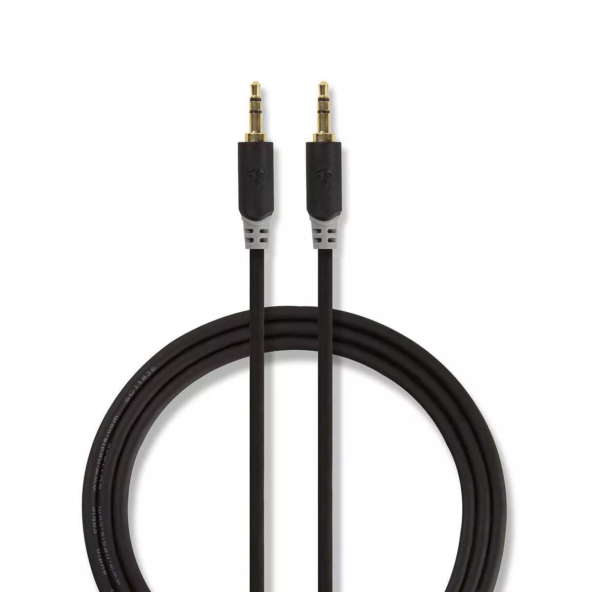 Cablu audio Jack stereo 3.5 mm tata - 3.5 mm tata 1m Nedis