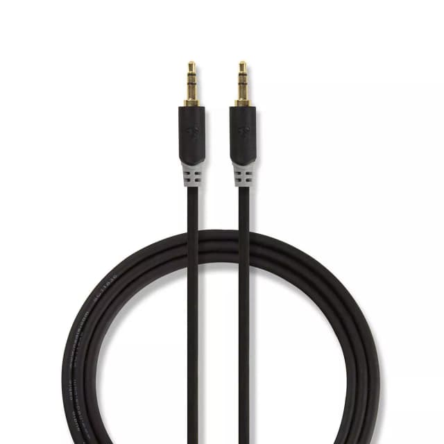 Cablu audio Jack stereo 3.5 mm tata - 3.5 mm tata 1m Nedis