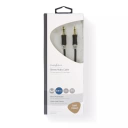 Cablu audio Jack stereo 3.5 mm tata - 3.5 mm tata 1m Nedis 3