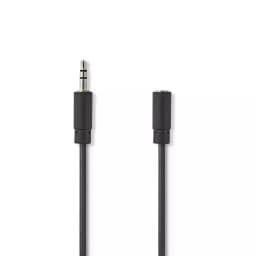 Cablu prelungitor audio Stereo Jack 3.5 mm tata - 3.5 mm mama 3m Nedis 1