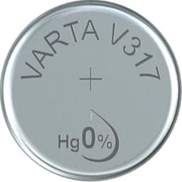 Baterie V317 Varta 1.55V 8mAh Silver Oxide pentru ceasuri 1