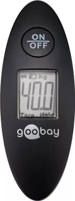 Cantar digital cu LCD pentru bagaje max 40kg negru Goobay 2