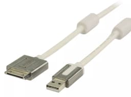 Cablu Apple iPad iPhone - USB de inalta calitate 1m alb Profigold 2