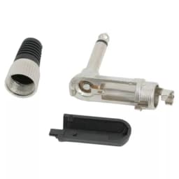 Mufa tata 6.3 mm mono Jack 90 executie ranforsat 2