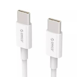 Cablu USB type C tata-tata 1m alb Orico BCU-10 1