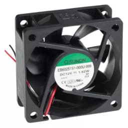 Ventilator 12V 60x60x25mm SUNON 4500RPM 21.7CFM 34dBA 1