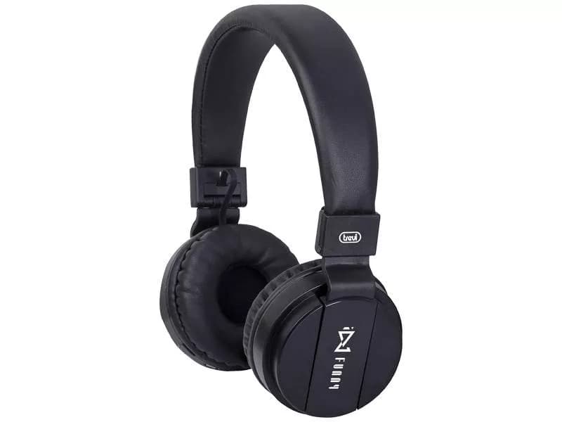 Casti Bluetooth cu microfon DJ 1230 negre Trevi