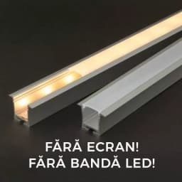Profil aluminiu pentru benzi LED 35x28mm 1m PHENOM 1