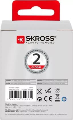 Adaptor priza Universal World - EU Skross 1.500211-E 3