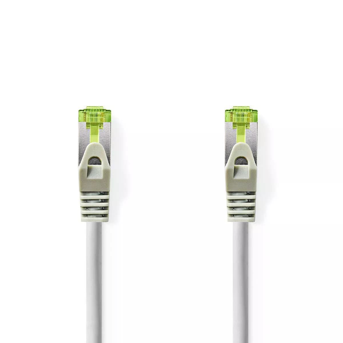 Cablu PiMF Cat7 RJ45 tata - RJ45 tata 10m gri Nedis