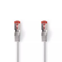 Cablu SFTP CAT6 RJ45 tata - RJ45 tata 15m gri Nedis 1