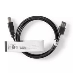 Cablu USB 2.0 Nedis USB-A tata - USB-B tata 2m 3