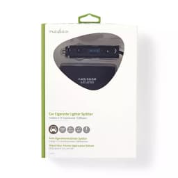 Multiplicator bricheta auto cu 3 iesiri 12V 4A +USB Nedis 3