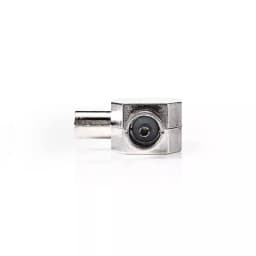 Splitter TV coaxial tata - 2x coaxial mama metalic Nedis 2