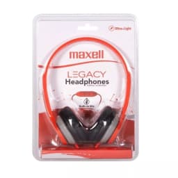 Casti cu microfon 1.2m rosu Legacy Maxell 3