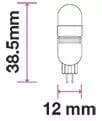 Bec LED G4 12V 1.5W 160lm 4000K alb neutru V-TAC 3