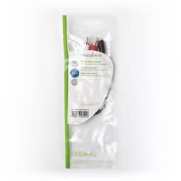 Cablu audio stereo 2x RCA tata - 3.5 mm mama Jack 0.2m Nedis 3