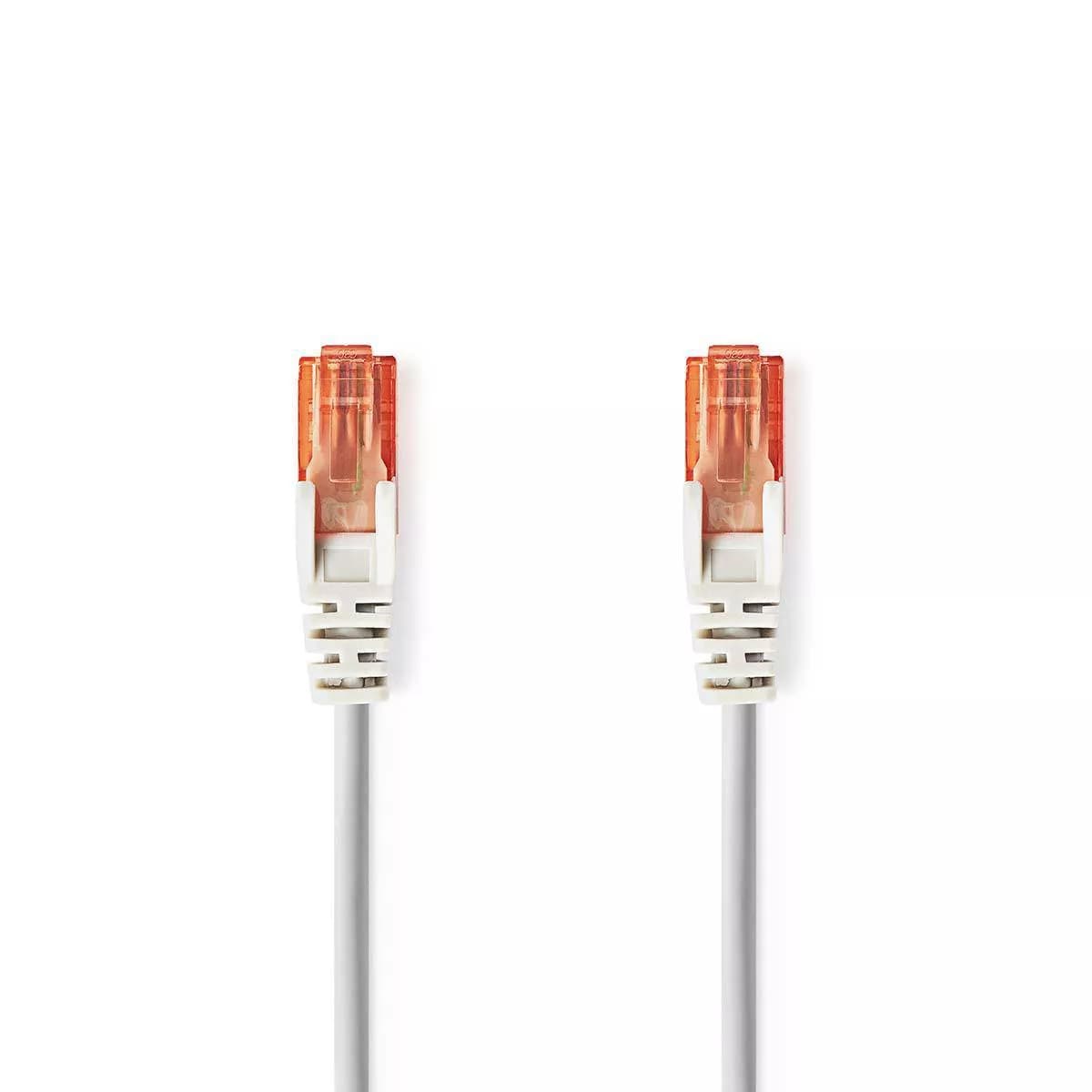 Cablu UTP CAT6 Nedis RJ45 tata - RJ45 tata 2m gri