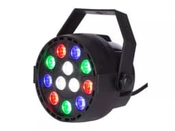 Proiector jocuri de lumini mini LED 9x 1W RGB +3x 1W alb Velleman 1