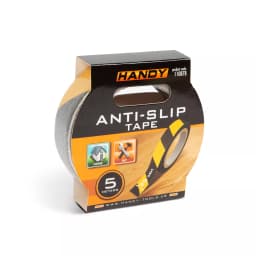 Banda adeziva antiglisanta 5m x 25mm galben/negru Handy 4