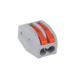 Conector universal 2x 0.75-2.5 mm rapid cu cleme portocaliu 2