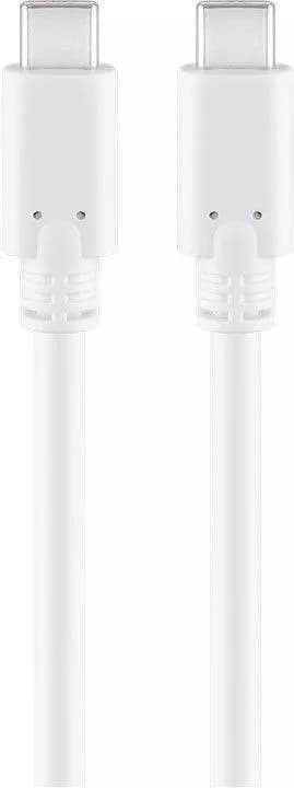 Cablu USB Type C Generatia 1 tata-tata 1m alb GOOBAY