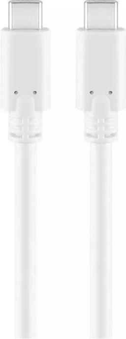 Cablu USB Type C Generatia 1 tata-tata 1m alb GOOBAY 1