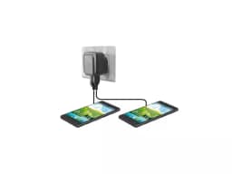 Alimentator USB 230V TA 240 USB 2 iesiri 2.4A negru Trevi 2