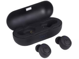 Casti mini Bluetooth cu microfon HMP 12E05 AIRBUDS negru Trevi 1