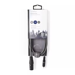 XLR-RCA audio cablu XLR 3pini tata - RCA tata 1.5m Gri NEDIS 3