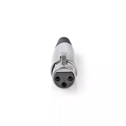 Conector XLR 3 pini mama metal NEDIS 2