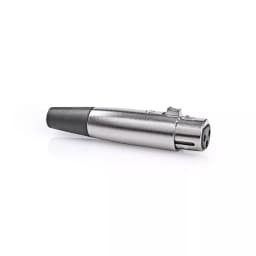 Conector XLR 3 pini mama metal NEDIS 1