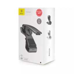 Suport telefon 3.5-7inch Baseus Mouth Negru pentru fixare pe bord 2