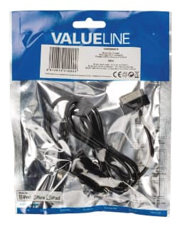 Incarcator auto 12-16V - iPhone cu 30pini 1m negru Valueline 3