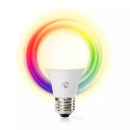 Bec LED Smart WiFi RGB cu lumina alba calda E27 Nedis 1