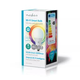 Bec LED Smart WiFi RGB cu lumina alba calda E27 Nedis 2